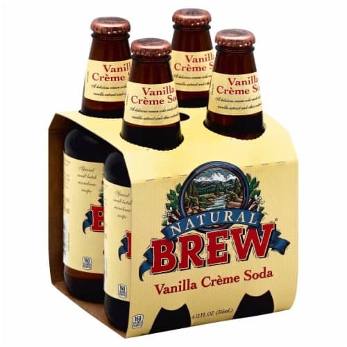 Natural Brew Vanilla Creme Soda 4- Bottles