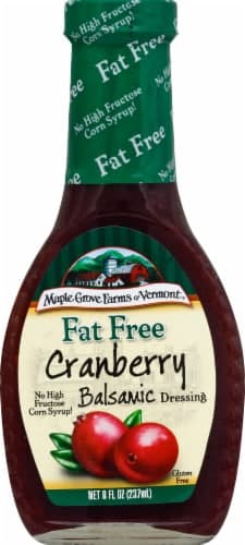 Maple Grove Farms Fat Free Cranberry Balsamic Salad Dressing