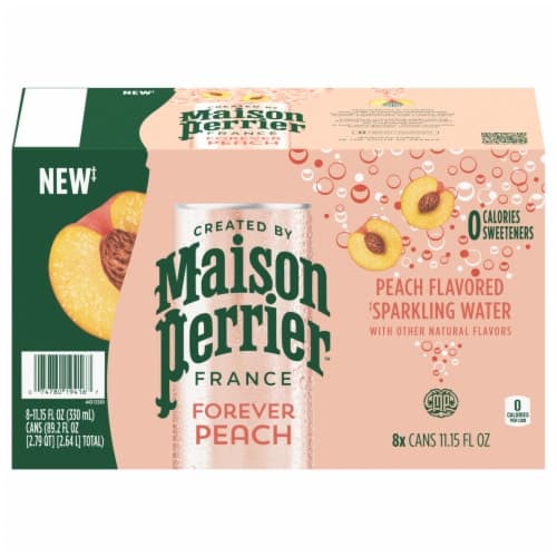 Maison Perrier Peach Flavored Sparkling Water