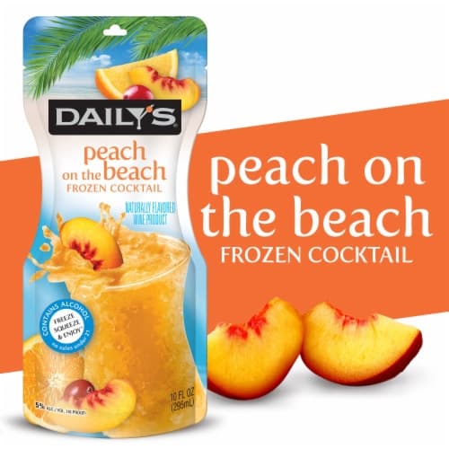 Daily'S Peach On The Beach  Cocktail Drink Pouch