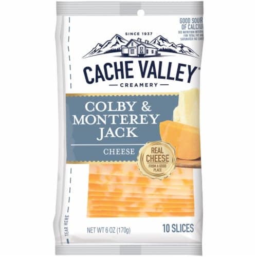 Cache Valley Colby & Monterey Jack Sliced Cheese