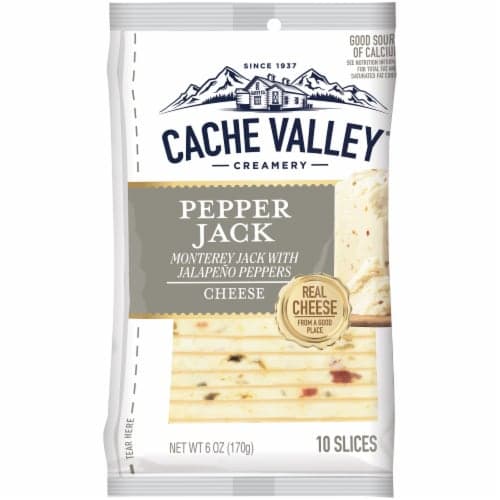 Cache Valley Pepper Jack Sliced Cheese