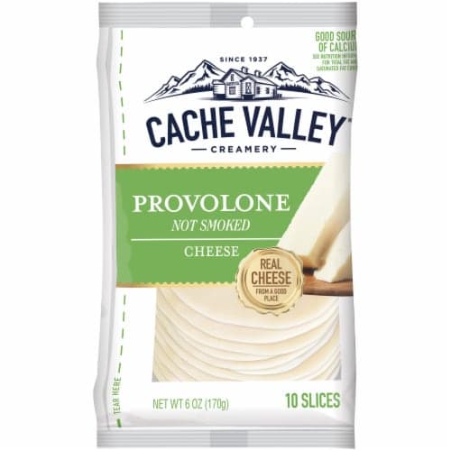 Cache Valley Provolone Sliced Cheese