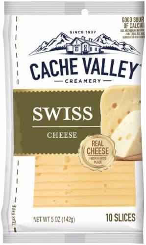 Cache Valley Swiss Sliced Cheese