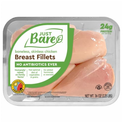 Just Bare Boneless Skinless Breast Fillets