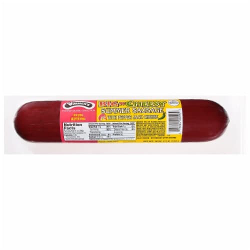 Wimmer'S Big N' Cheesy Pepperjack Summer Sausage