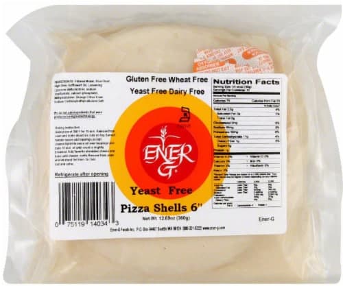 Ener-G Pizza Shells Yeast Free 6"