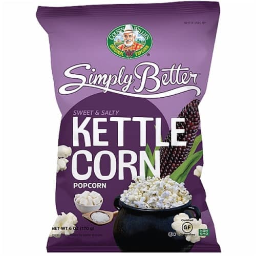 Cousin Willie'S Simply Better Sweet & Salty Kettle Corn Popcorn