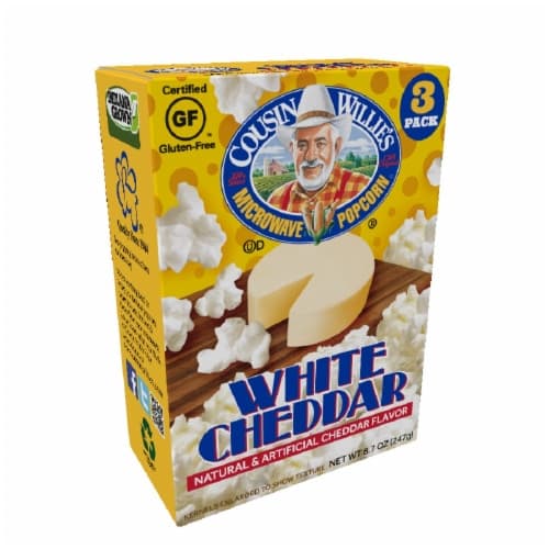 Cousin Willie'S White Cheddar Popcorn