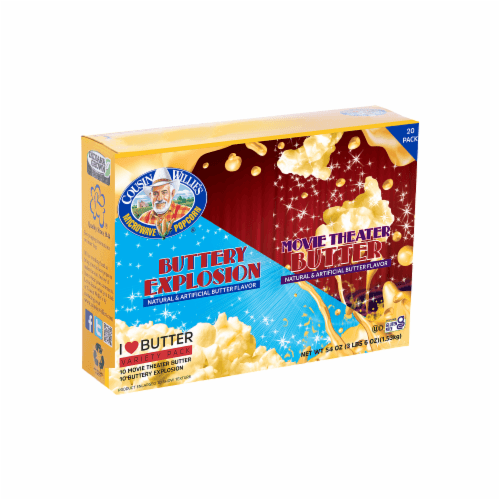 Cousin Willie'S I Love Butter Variety Pack Microwave Popcorn