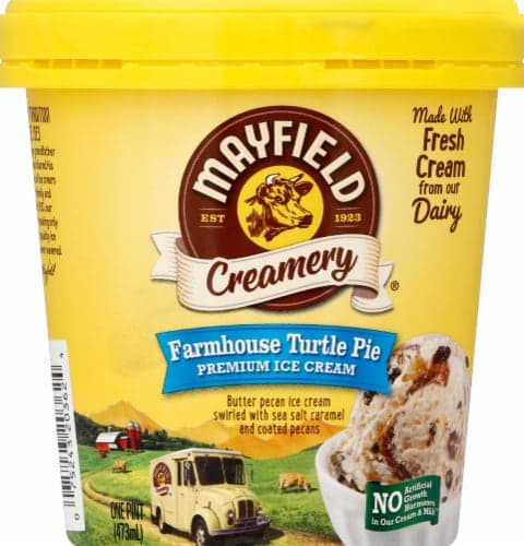 Mayfield Ice Cream, Premium, Farmhouse Turtle Pie
