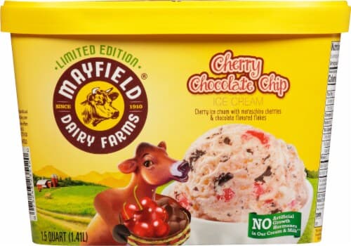 Mayfield Dairy Farms Ice Cream, Cherry Chocolate Chip