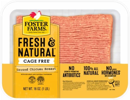 Foster Farms Fresh & Natural Cage Free Ground Chicken Breast