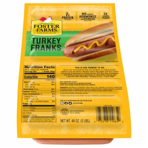 Foster Farms Turkey Franks Value