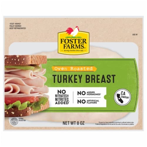 Foster Farms Turkey Breast Oven Roasted Sliced