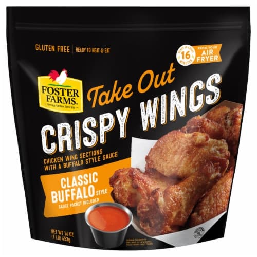 Foster Farms Take Out Crispy Chicken Wings Classic Buffalo