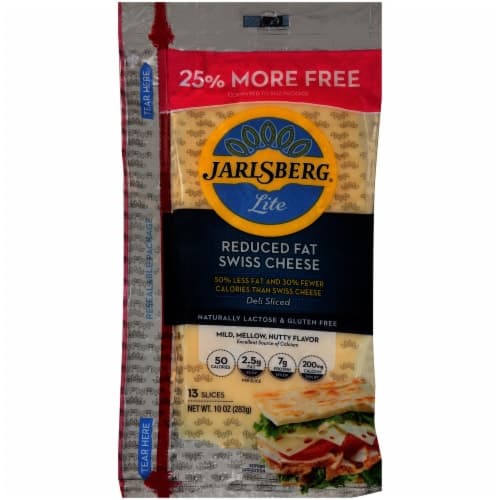 Jarlsberg Lite Reduced Fat Swiss Cheese