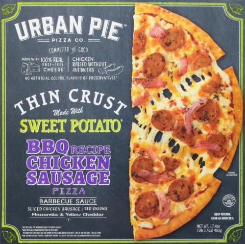 Urban Pie Thin Crust Bbq Chicken Sausage Recipe Pizza