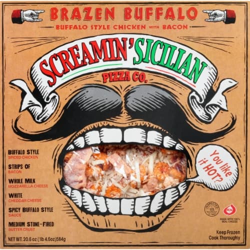 Screamin' Sicilian Pizza Co. Pizza, Buffalo Style Chicken With Bacon