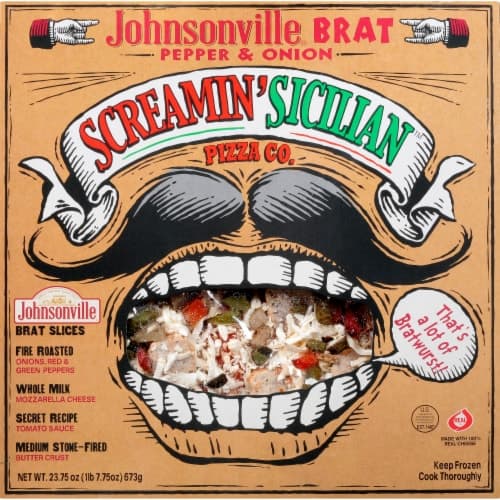 Screamin' Sicilian Pizza Co. Johnsonville Brat Pizza