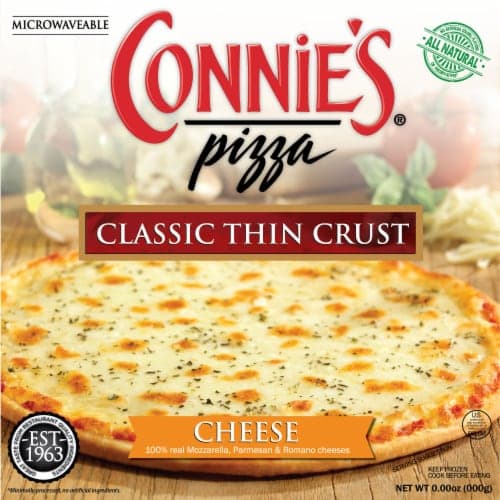 Connie'S Single Serve Classic Thin Crust Cheese Pizza