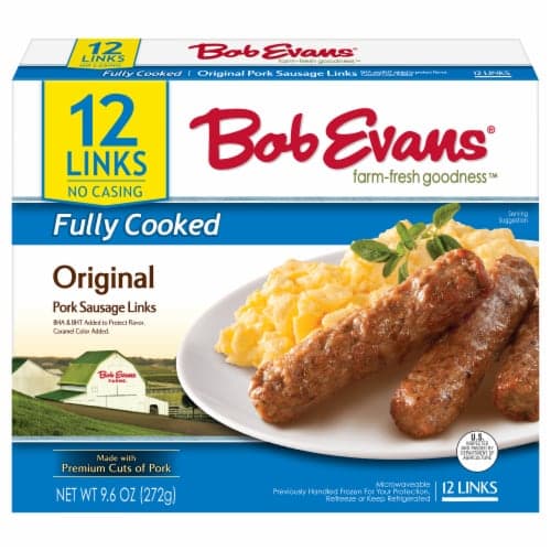 Bob Evans Sausage Links, Pork, Original, Fully Cooked