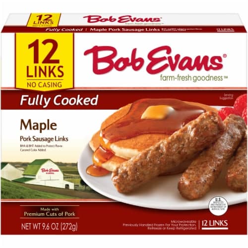 Bob Evans Fully Cooked Maple Sausage Links
