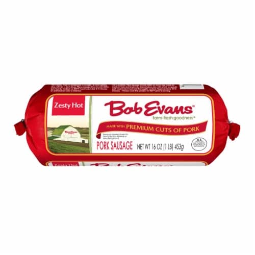 Bob Evans Pork Sausage Zesty Hot
