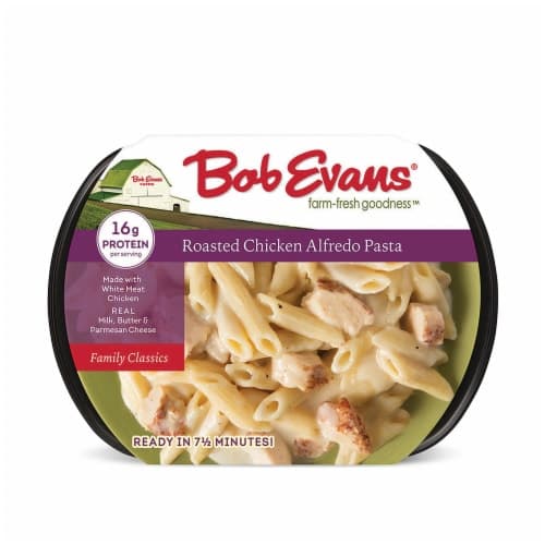 Bob Evans Roasted Chicken Alfredo Pasta. Tray