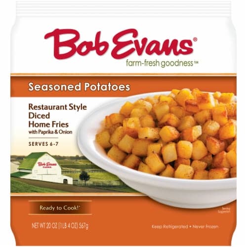 Bob Evans Home Fries, Diced, Seasoned Potatoes, Restaurant Style