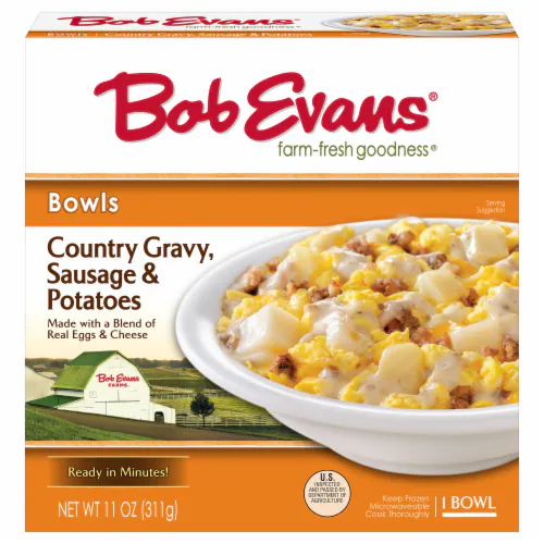 Bob Evans Country Gravy, Sausage & Potatoes Bowl