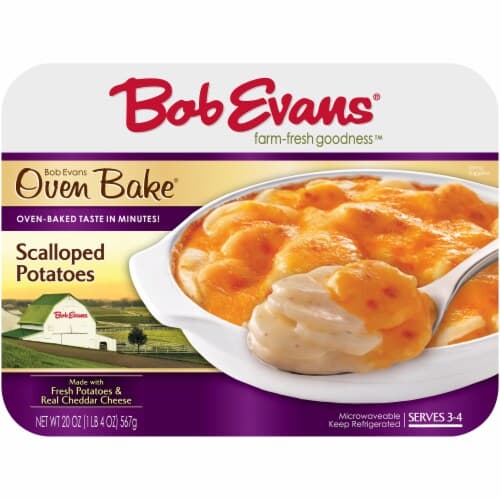 Bob Evans Oven Bake Scalloped Potatoes. Tray