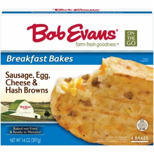 Bob Evans On The Go Breakfast Bakes Sausage, Egg, Cheese & Hash Browns