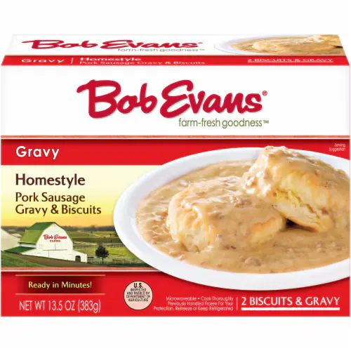 Bob Evans Homestyle Pork Sausage Gravy & Biscuits
