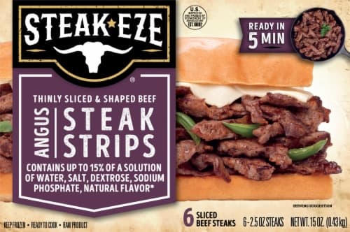 Steak-Eze Beef Steak Strips, Angus