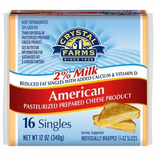 Crystal Farms Reduced Fat American Cheese