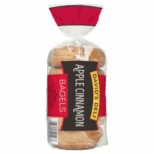 David'S Deli Bagels, Apple Cinnamon, Presliced