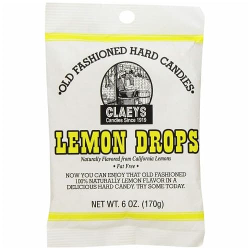 Claeys Old Fashioned Lemon Drops Hard Candy