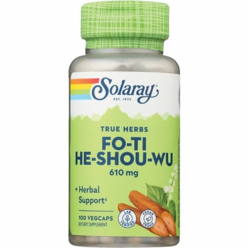 Solaray Fo-Ti Ho-Shou-Wu 100 Veg Caps