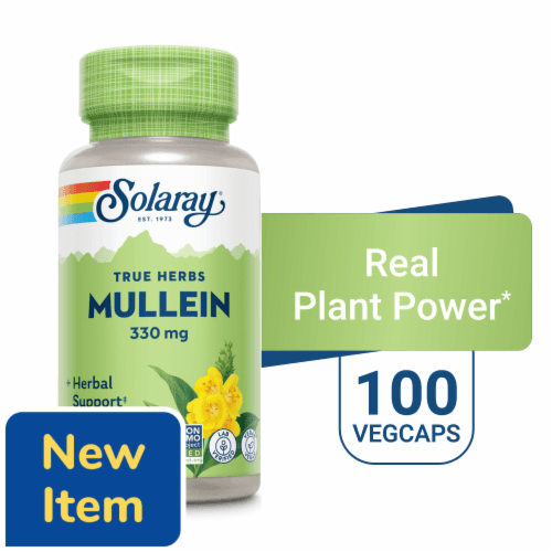 Solaray Mullein Leaves Vegetarian Capsules