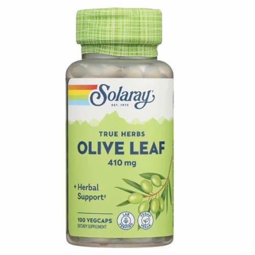 Solaray True Herbs Olive Leaf 100 Veg Caps