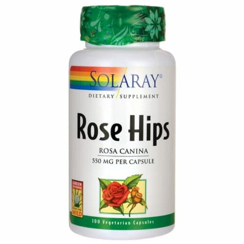 Solaray Rose Hips 100 Veg Caps