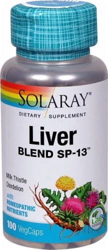 Solaray Liver Blend Sp-13 Vegcaps