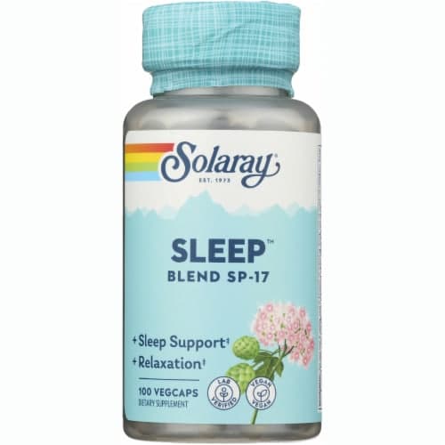Solaray Sleep Blend Sp-17 100 Veg Caps
