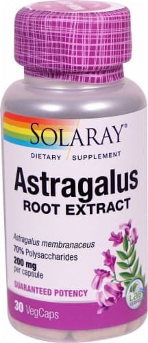 Solaray Astragalus Root Extract Vegetarian Capsules