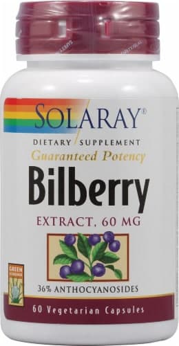 Solaray Bilberry Extract Capsules