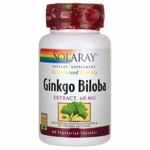 Solaray Ginkgo Biloba Extract 60 Veg Caps
