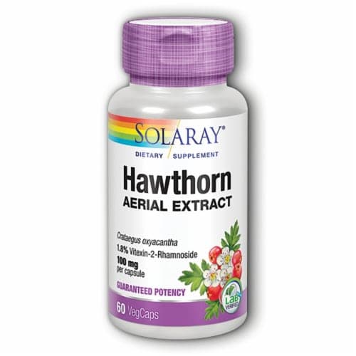 Solaray Hawthorn Aerial Extract 60 Veg Caps