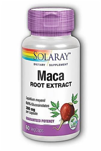 Solaray Maca Root Extract Vegetarian Capsules