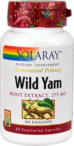 Solaray Wild Yam Root Extract Vegetarian Capsules